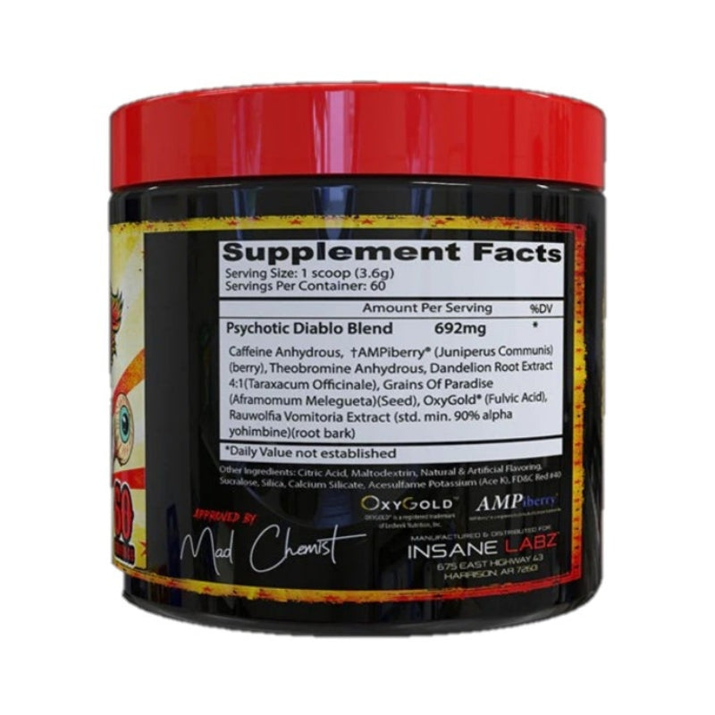 Psychotic Diablo Summer Series Insane Labz | Spartan Supplements