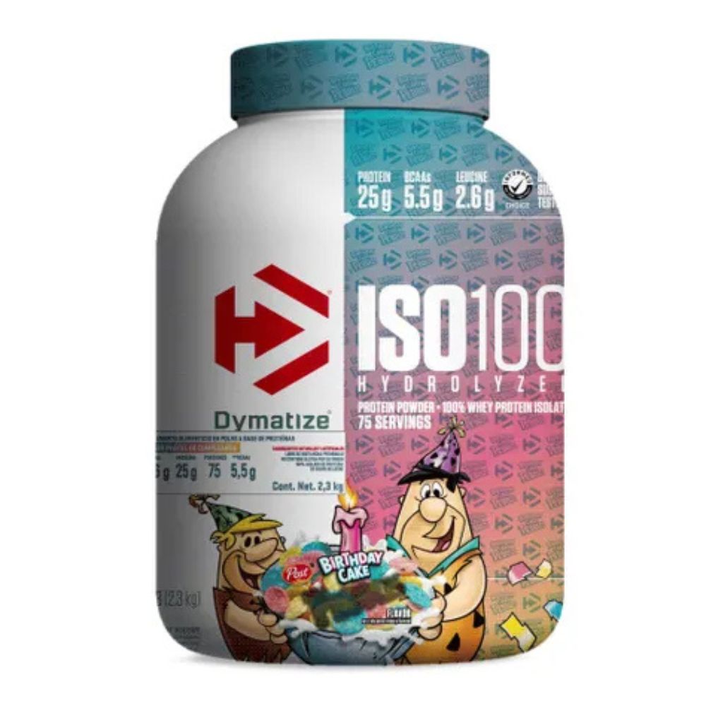 ISO 100 Hydrolized Birthday Cake Pebbles 5 Libras