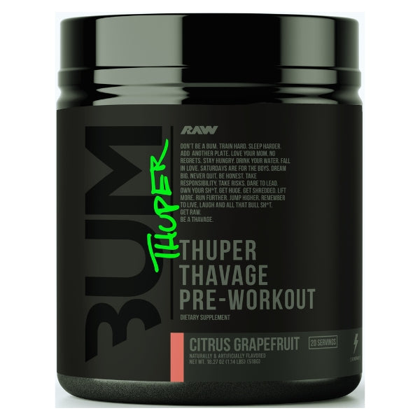 CBUM Thuper Thavage Pre Workout 20 Servicios