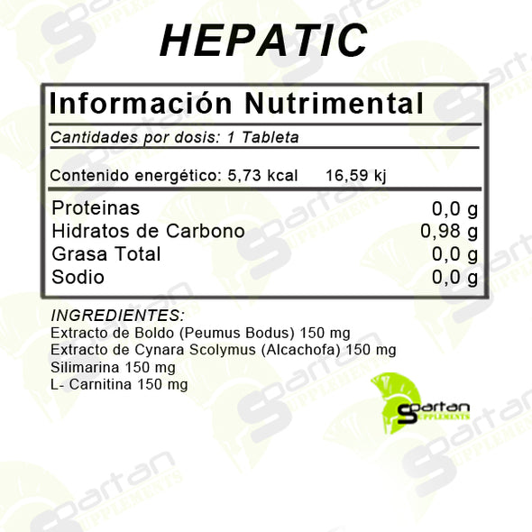 HEPATIC  60 TABLETAS