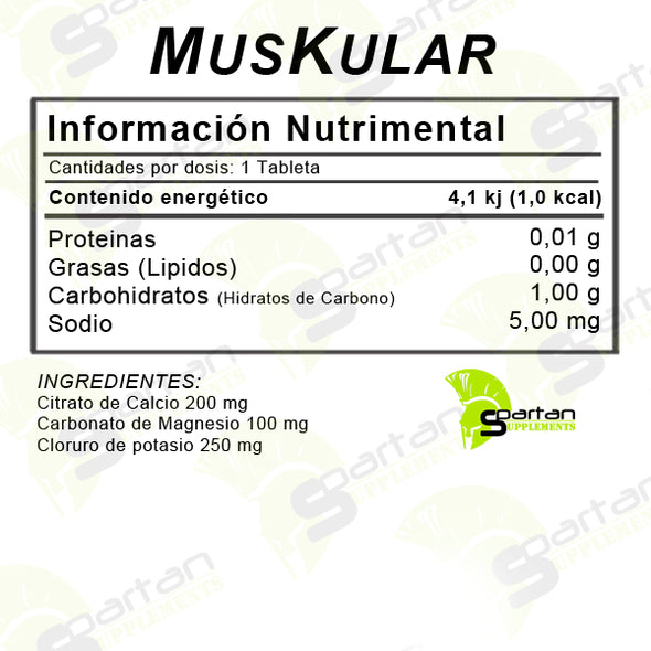 MUSKULAR 60 TABLETAS